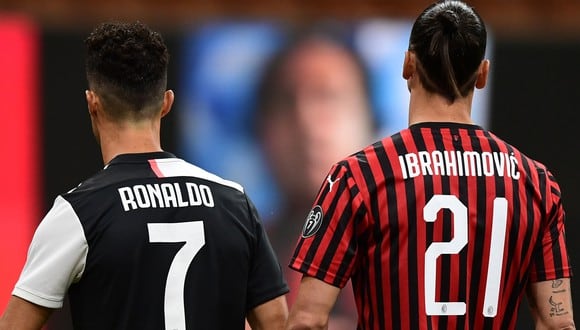 Cristiano Ronaldo y Zlatan Ibrahimovic son inmortales, según el entrenador Carlo Ancelotti. (Foto: AFP)