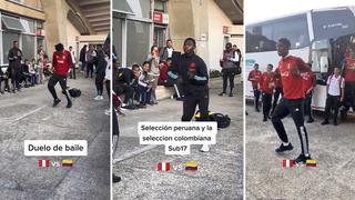 Viral: Peruanos y colombianos realizan versus de baile previo al Sudamericano Sub-17