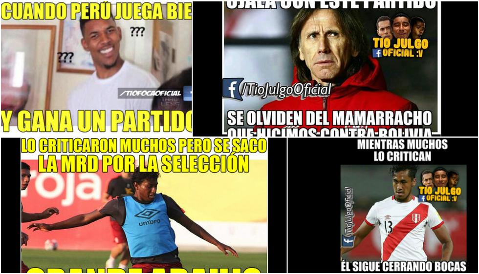 Los mejores memes del triunfo de Perú ante Ecuador por Eliminatorias. (Internet)
