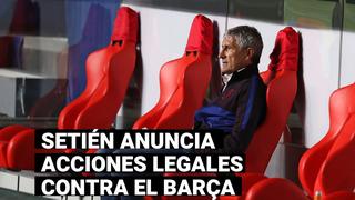 Nuevo problema en el Barça: Setién comunicó que tomará acciones legales contra el club