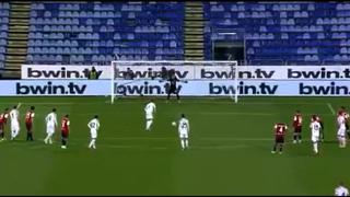 Para olvidar las penas del Porto: Cristiano Ronaldo marcó un segundo gol ante Cagliari [VIDEO]