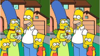 Intenta encontrar las siete diferencias del reto viral de Los Simpson en solo 9 segundos