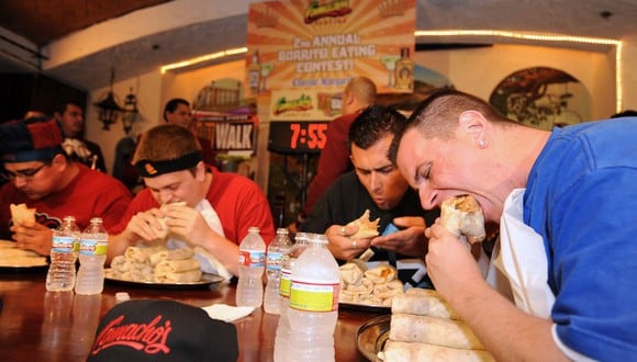 El Día Nacional del Burrito se celebra en Estados Unidos y es impulsado por los comercios con muchas actividades y promociones (Foto: AFP)
