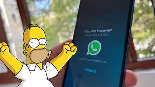 WhatsApp y elruco para cambiar el sonido por uno de Homero Simpson