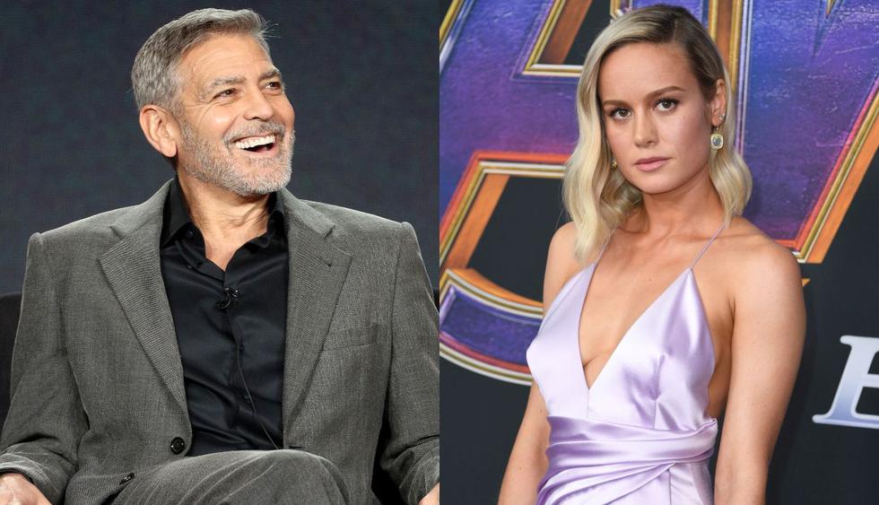 George Clooney y Brie Larson pasean en burro mientras graban anuncio en España. (Foto: AFP)