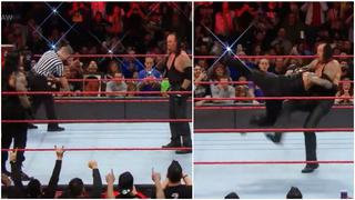 WWE: Roman Reigns humilló al Undertaker con tremenda lanza en Raw [VIDEO]