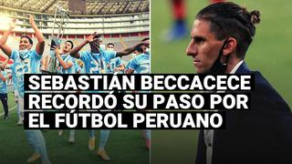 Sebastián Beccacece recordó su paso por el fútbol peruano al renunciar a Racing por ‘códigos’