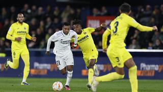 Real Madrid vs. Villarreal (3-2): resumen, goles y video del partido por Copa del Rey