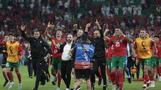 Por todo lo alto: la celebración de Marruecos tras eliminar a Portugal en el Mundial Qatar 2022