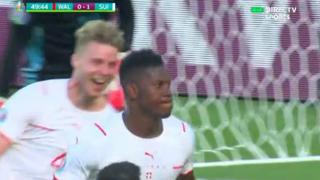 Es un relojito: Breel Embolo marcó el 1-0 a favor de Suiza vs. Gales por la Eurocopa [VIDEO]