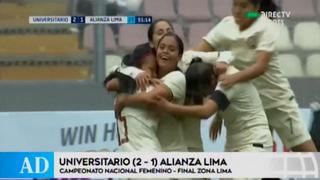 Universitario vence a Alianza Lima en clásico femenino