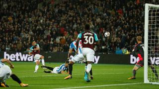 Por poquito: 'Chicharito' casi marca un buen gol con West Ham, pero el palo le dijo "no" [VIDEO]