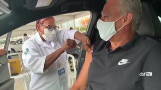 Tite ya está vacunado contra el COVID-19: el entrenador de Brasil recibió la primera dosis