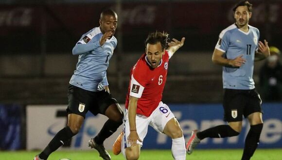 Chile y Uruguay empataron 1-1: revive los goles e incidencias de la fecha 1 de Eliminatorias Qatar 2022. (AFP)