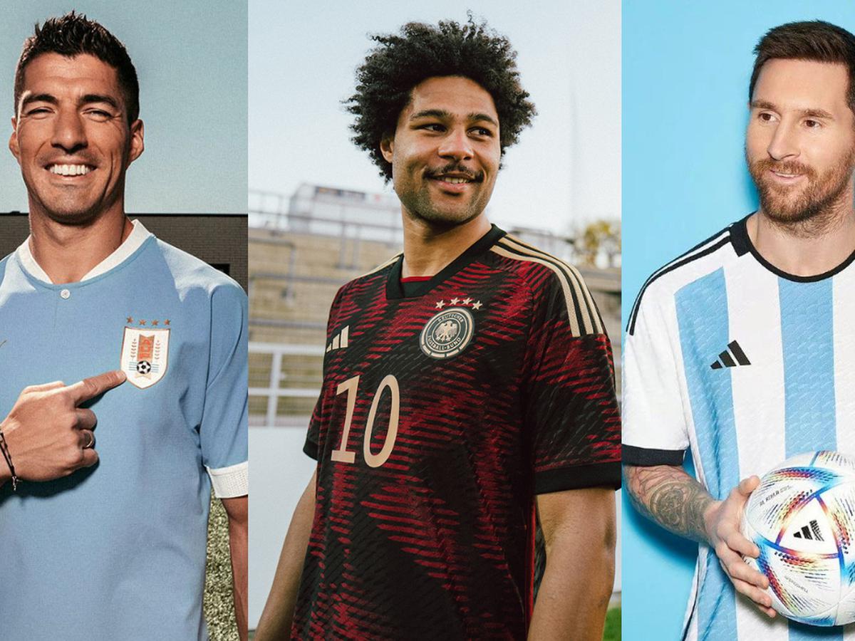 Qatar 2022: conoce las camisetas de las selecciones en la Copa del Mundo | FOTOS | Argentina, Brasil, México, Alemania, España, Uruguay, Ecuador, | Adidas, Nike | FUTBOL-INTERNACIONAL | DEPOR