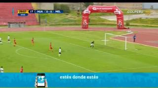 Melgar asustó a Sport Huancayo: Omar Tejeda estrelló disparo en el palo [VIDEO]