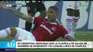 Paolo Guerrero: Medios argentinos aseguran que se complicó su llegada a Boca Juniors