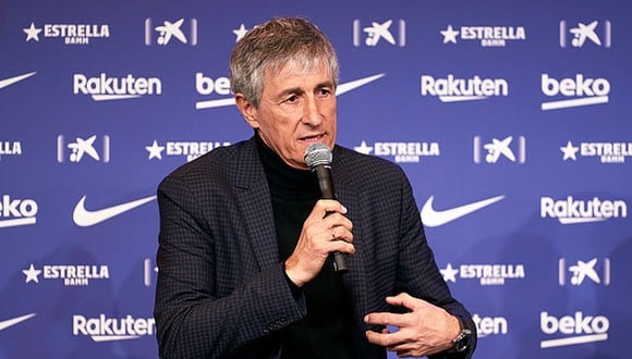 Quique Setién firmó un contrato con Barcelona hasta mediados de 2022. (Foto: Getty Images)