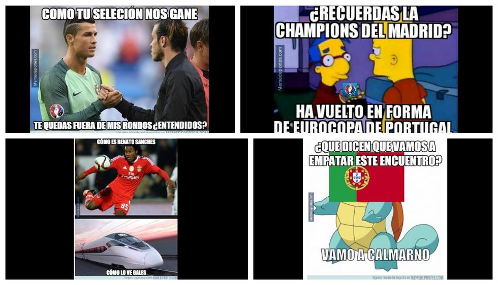 Los mejores memes de la semifinal entre Portugal y Gales por la Eurocopa 2016 (memedeportes.com).