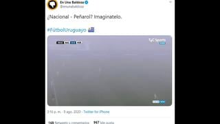 Con la neblina de protagonista: los mejores memes del Nacional vs. Peñarol en el reinicio del Torneo Apertura [FOTOS]
