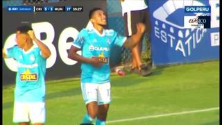 Asistencia de Pacheco y golazo de ‘Canchita’: el 5-3 de S. Cristal vs. Municipal [VIDEO]