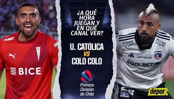 ¿A qué hora juegan U. Católica vs. Colo Colo y en qué canales ver por Liga de Chile?