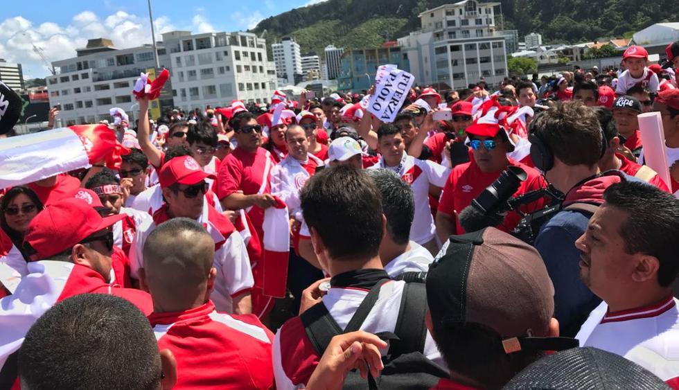 Perú vs. Nueva Zelanda: así se vive la previa en el Westpac Stadium