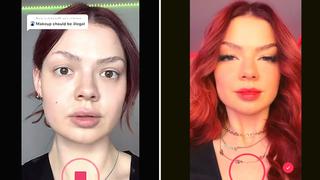 Video viral: Tiktoker muestra cómo luce antes y después de maquillarse