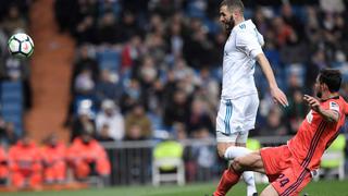 Ni la goleada lo salvó: Benzema desperdició inmejorable ocasión y volvió a ser pifiado