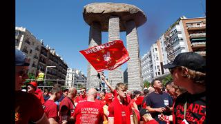 ¡Es una fiesta! Hinchas toman Madrid a pocas horas del Liverpool-Tottenham por Champions [FOTOS]