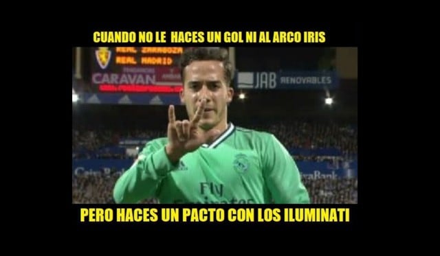 Los mejores memes del Real Madrid ante Zaragoza. (Memedeportes)