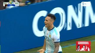 ¡Lo grita Scaloni! El golazo de Lautaro Martínez para el 1-0 de Argentina vs. Qatar [VIDEO]