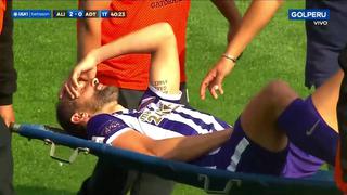 Un ‘Pirata’ herido: la lesión de Hernán Barcos que lo sacó del Alianza Lima vs. ADT