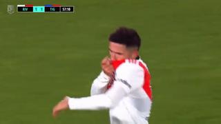 Con toda su categoría: el golazo de Enzo Fernández para el 1-1 de River Plate vs. Tigre [VIDEO]