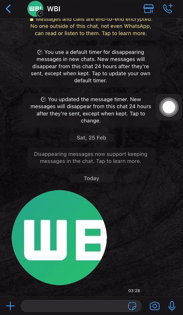 Tool Preview "video message" by WhatsApp.  (Photo: Wabeta Info)
