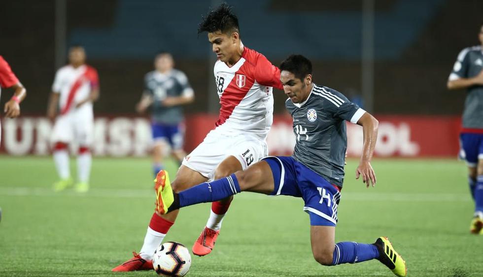 Perú vs. Paraguay por la tercera fecha del Sudamericano Sub 17. (Foto: Jesús Saucedo)