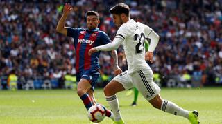 No le sale nada: revisa las incidencias del Real Madrid 1-2 Levante por LaLiga Santander 2018