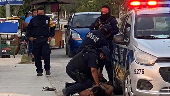 Victoria Esperanza Salazar fue intervenida por la policía mexicana el pasado sábado en Tulum (Foto: Difusión)