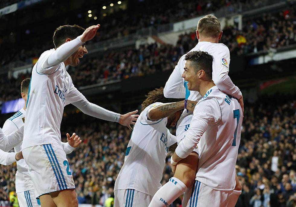 Real Madrid venció 6-3 al Girona con cuatro goles de Ronaldo (Getty)