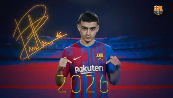 Pedri llegó a FC Barcelona en la temporada 2019. (Captura: FC Barcelona)