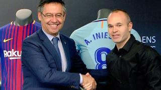 Andrés Iniesta renovó con el Barcelona:"Estaré aquí hasta que mi cuerpo y mi mente puedan"