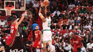 Los Boston Celtics vencieron 111-104 a los Miami Heat por la NBA 2022-2023