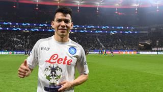 Fue el MVP del partido: ‘Chucky’ Lozano brilló en el Napoli vs. Frankfurt por Champions