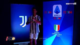 Incontrolable: el divertido show de Cristiano Ronaldo en la premiación del título de la Juventus [VIDEO]