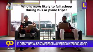 Yordy Reyna y Edison Flores se sometieron a un divertido interrogatorio en el DC United