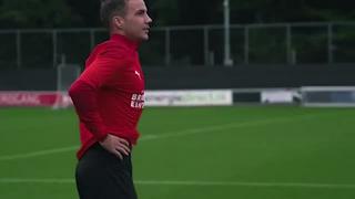Así fue el primer entrenamiento de Mario Gotze con el PSV