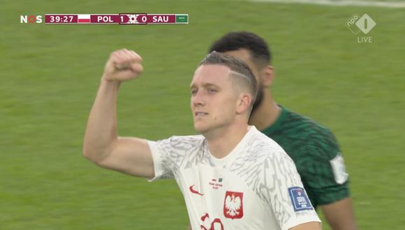 Piotr Zielinski fue el autor del gol del 1-0 del partido entre Polonia vs. Arabia Saudita.