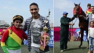 No todo es malo: Paolo Guerrerovio ganar a su caballo y celebró con sus hijos