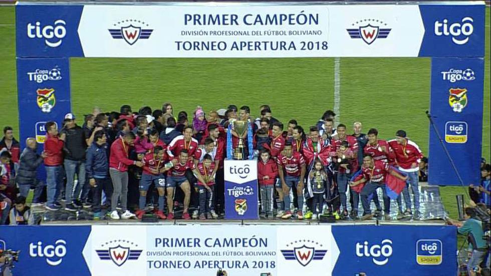Wilstermann ganó 3-2 a The Strongest en penales y es campeón del Apertura de la Liga de Bolivia 2018 (Foto: Agencias).