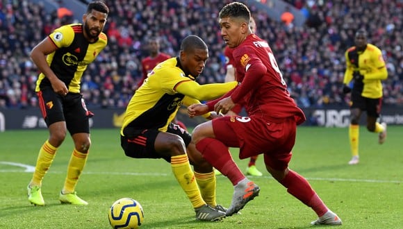 Liverpool perdió en la casa del Watford. (Foto: AFP)